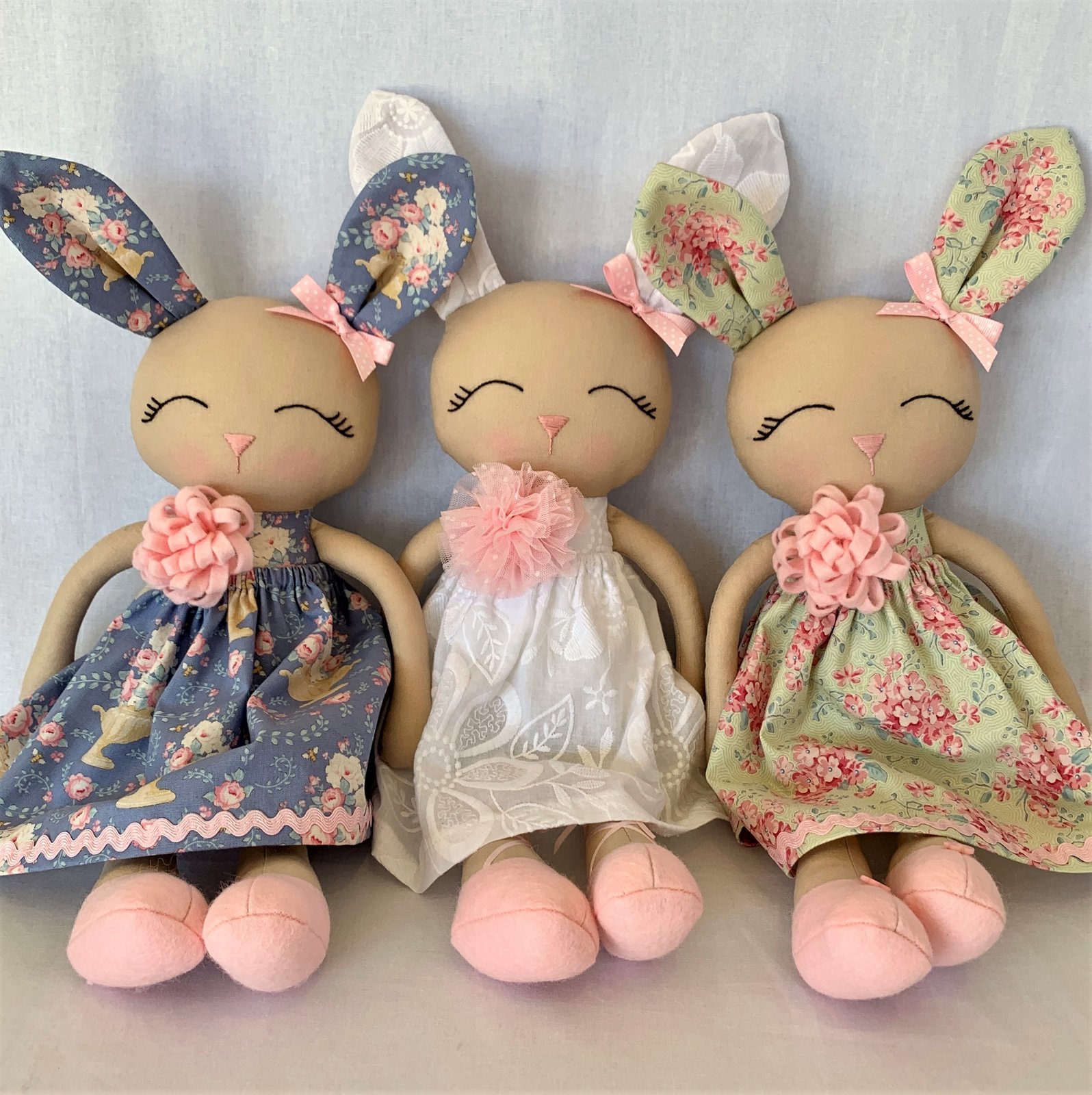 Handmade hot sale bunny doll